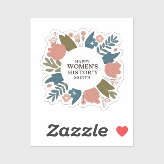 女性の歴史月間 シール (シート)