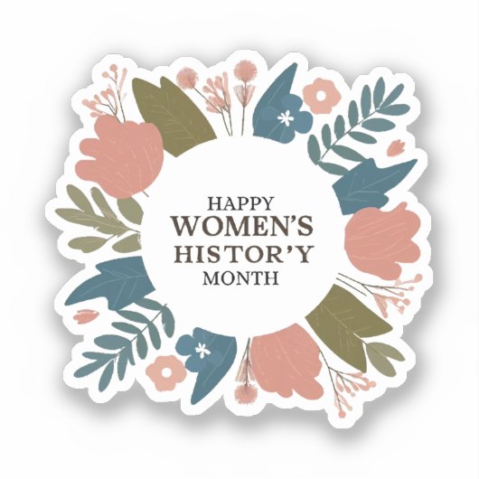 女性の歴史月間 シール (正面)