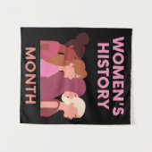 女性の歴史月間 タペストリー (正面(横))