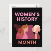 女性の歴史月間 ポストカード (正面/裏面)