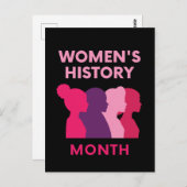 女性の歴史月間 ポストカード (正面/裏面)