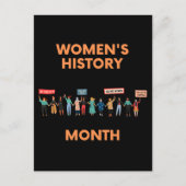 女性の歴史月間 ポストカード (正面)