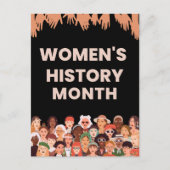 女性の歴史月間 ポストカード (正面)