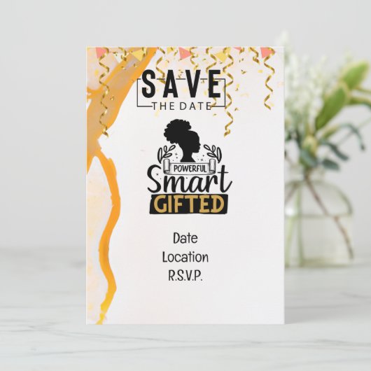 女性の歴史月間 招待状 (スタンド正面)