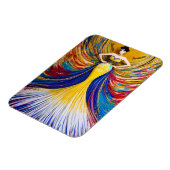 女性の歴史月，女エレガント性 マグネット (左側)