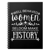女性の歴史 ノートブック (正面)