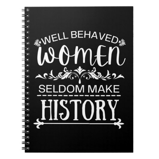女性の歴史 ノートブック (正面)
