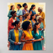 女性の歴史 ポスター (正面)