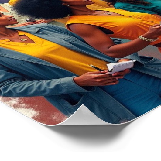 女性の歴史 ポスター (角)