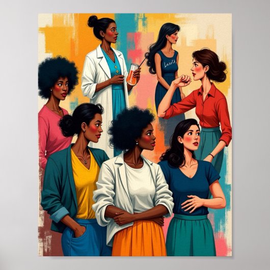 女性の歴史 ポスター (正面)