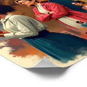 女性の歴史 ポスター (角)