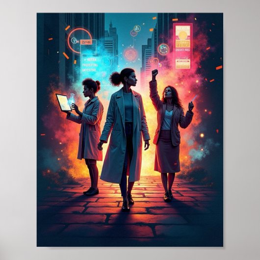 女性の歴史 ポスター (正面)