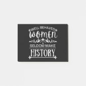 女性の歴史 ポストイット (正面)