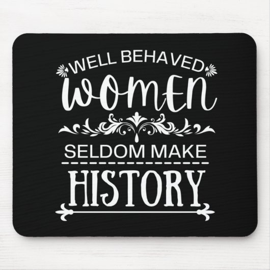 女性の歴史 マウスパッド (正面)