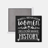 女性の歴史 マグネット (正面/裏面)