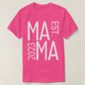 女性の母のエスト Tシャツ (デザイン正面)