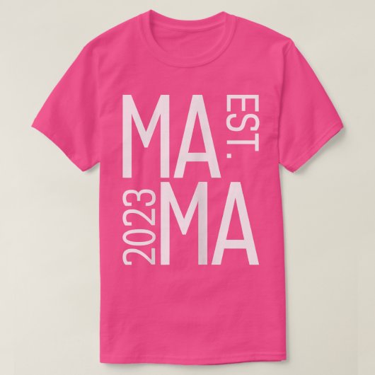 女性の母のエスト Tシャツ (デザイン正面)