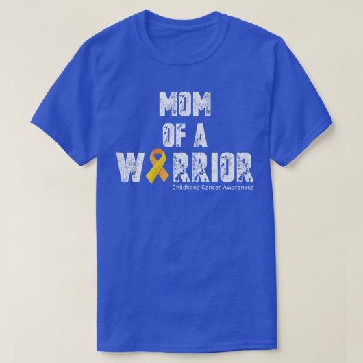 女性の母の戦士の子供のがんママの肋骨 Tシャツ (デザイン正面)