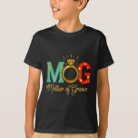 女性の母は新郎モグmogママの結婚バック tシャツ<br><div class="desc">女性の母の新郎モグ母の結婚バチェロレッテ1</div>