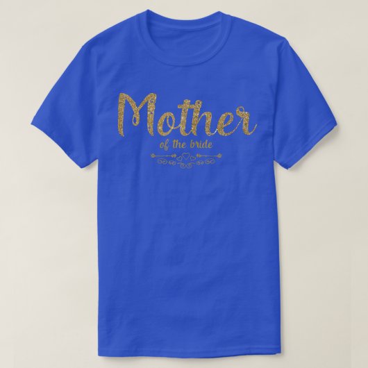 女性の母親のウェディングドレス Tシャツ (デザイン正面)