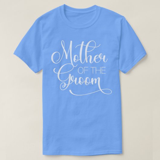 女性の母親の新郎の結婚披露宴の母親 Tシャツ (デザイン正面)