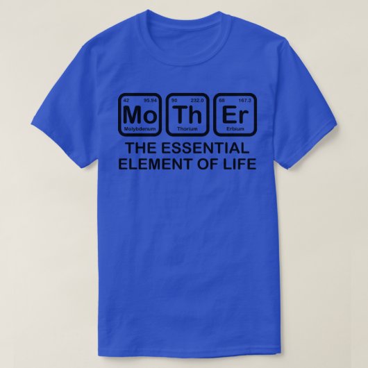 女性の母 生命の必須要素 ママSc Tシャツ (デザイン正面)