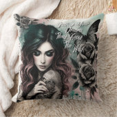 女性の毎日の肯定 クッション (ブランケット)