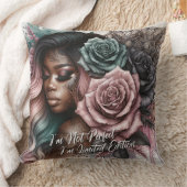 女性の毎日の肯定 クッション (ブランケット)