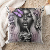 女性の毎日の肯定 クッション (ブランケット)