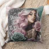 女性の毎日の肯定 クッション (ブランケット)