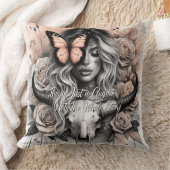 女性の毎日の肯定 クッション (ブランケット)