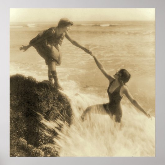 女性の水着の進化 ポスター (正面)