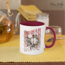 女性の水色のヴィンテージ花女性の日