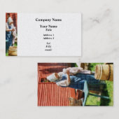 女性の洗濯 – プラチナ 名刺 (正面/裏面)