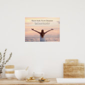 女性の海のカイロプラクティックポスター ポスター (キッチン)