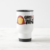 女性の消防士のタンブラー トラベルマグ (中央)