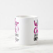 女性の溶接工の方法クーラーのおもしろいなコーヒー・マグの溶接 コーヒーマグカップ (中央)