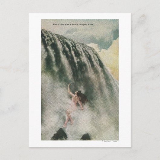 女性の滝 ポストカード (正面)