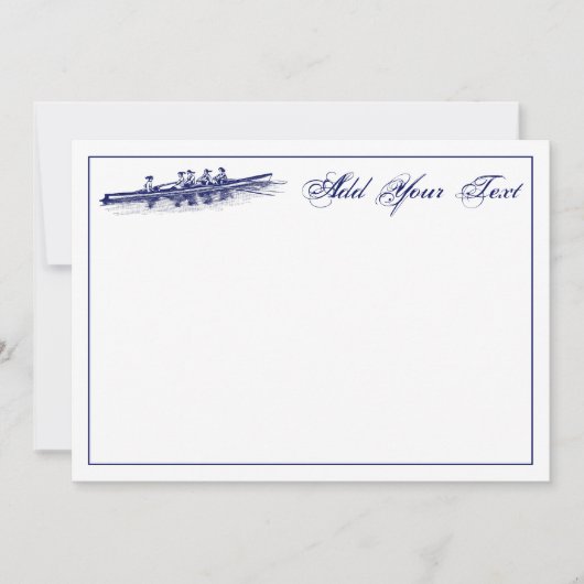 女性の漕ぎ手 ローイングクルー チーム 水上スポーツ 青 (正面)