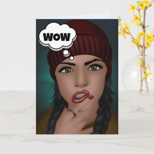 女性の無料あなたを見て素晴らしい誕生日 カード (黄色い花)