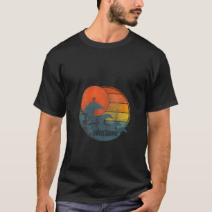 女性の無限の夏の波Vネック Tシャツ