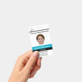 女性の牧師カスタム バッジ (手持ち)