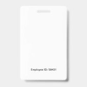 女性の牧師カスタム バッジ (裏面)