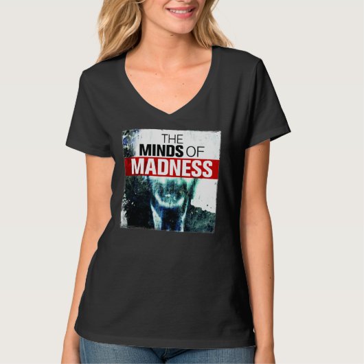 女性の狂気のティー Tシャツ (正面)