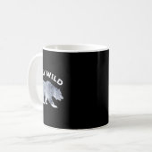 女性の環境保護気候 コーヒーマグカップ (正面左)