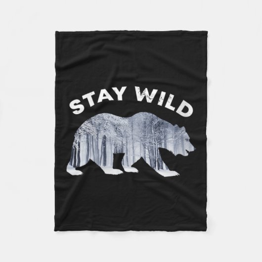 女性の環境保護気候 フリースブランケット (正面)