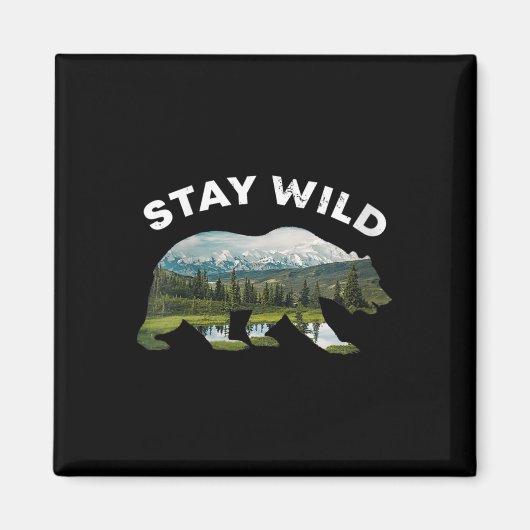 女性の環境保護気候 マグネット (正面)