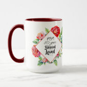 女性の生まれ年齢誕生日ギフトの追加バラ マグカップ (左)