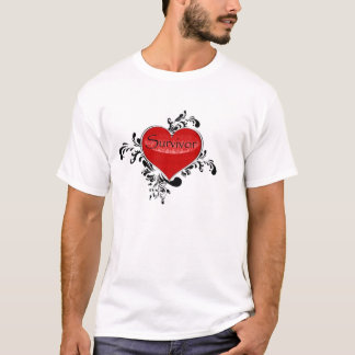 女性の生存者のティー Tシャツ
