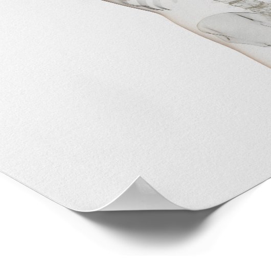 女性の生殖系の3次元像 ポスター (角)